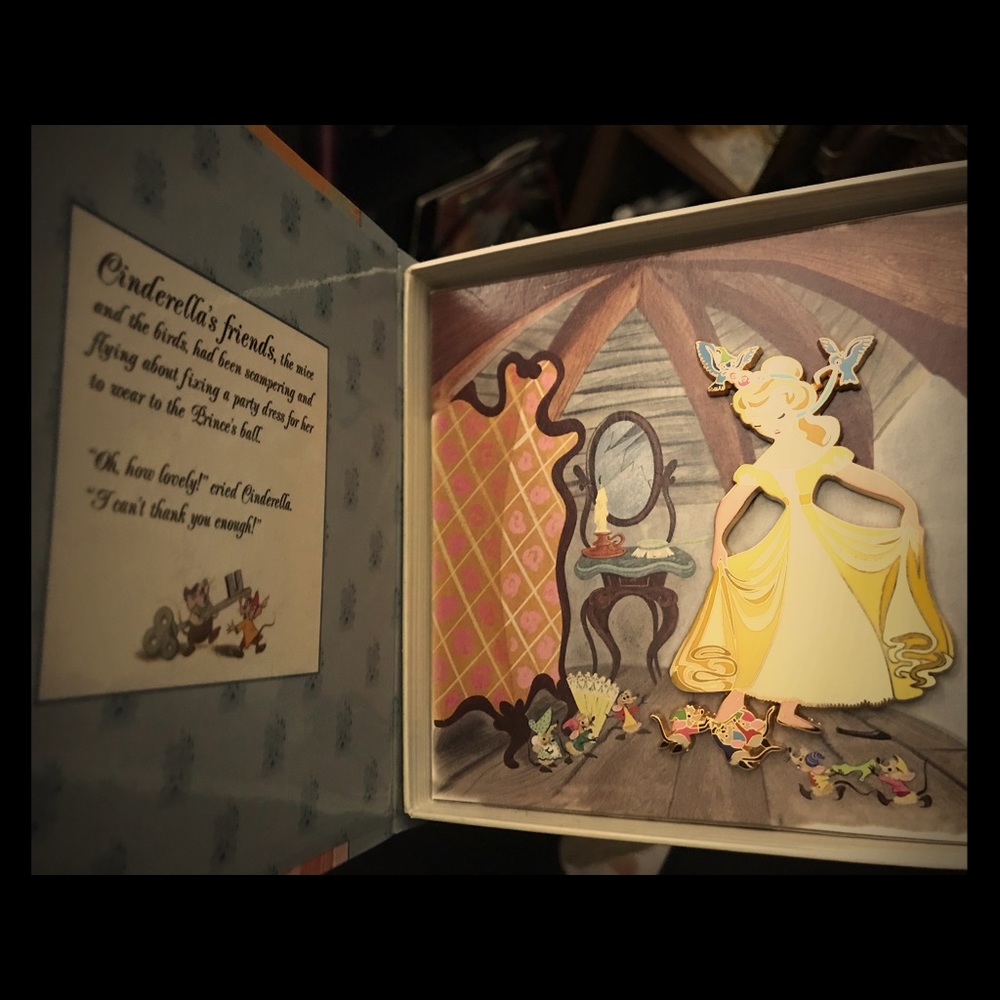 Cinderella a dress for the ball jumbo pin.